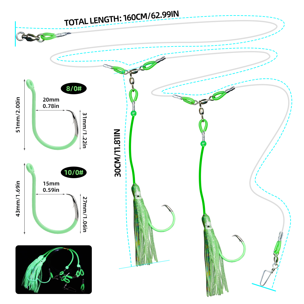ZYZHE 1pc Montages de pêche en - Fishing Hook Circle avis et prix