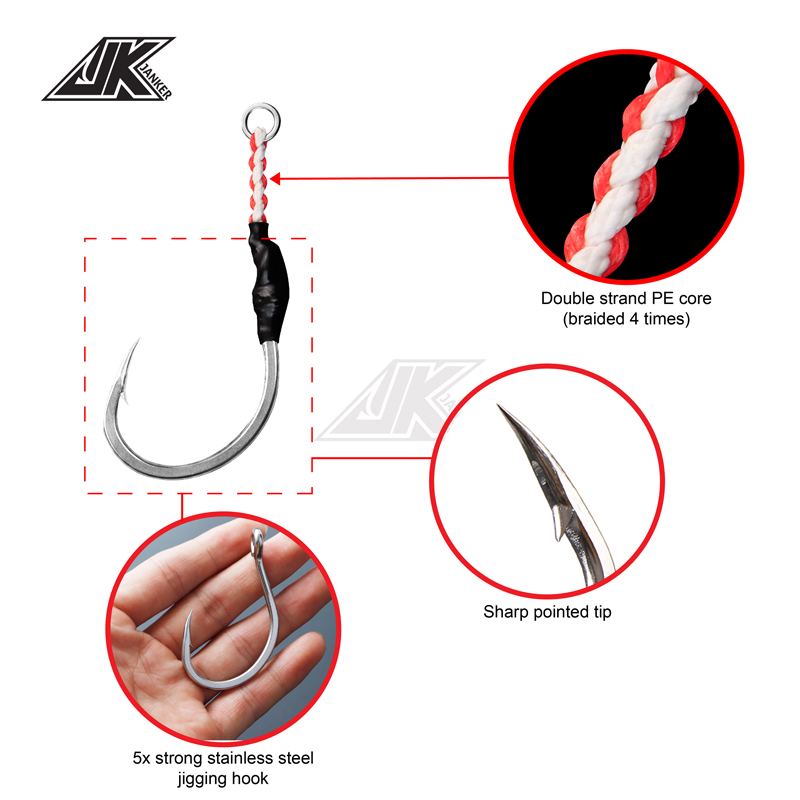 JK HVS Heavy Power Assist 7/0  - Fishing Hook Assortment avis et prix