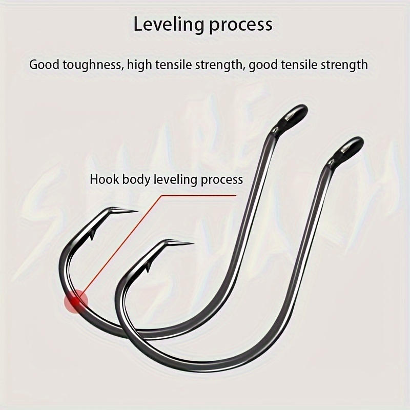 50pcs crochets circulaires équ - Fishing Hook Assortment avis et prix